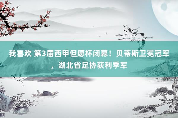 我喜欢 第3届西甲但愿杯闭幕！贝蒂斯卫冕冠军，湖北省足协获利季军